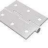 vidaXL Scharnier 12 pcs Silber 50 x 38 x 1,3 mm Stahl