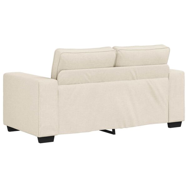 vidaXL | Sofa | mit Kissen mit Kissen Beige 160 x 77 x 82 cm Leinen