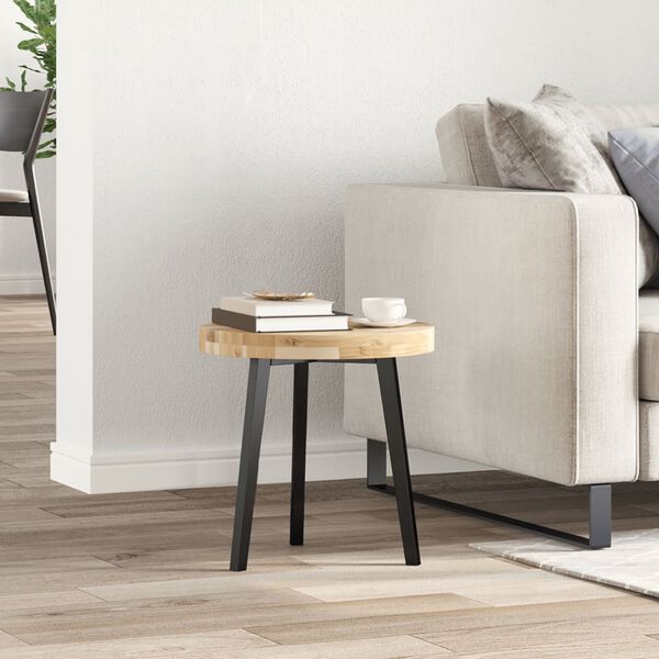 vidaXL Tischplatte Rund &Oslash;40x4 cm Massivholz Akazie