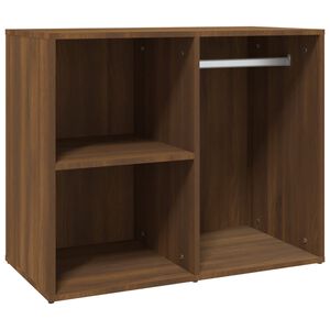 vidaXL Regal f&uuml;r Schminktisch Braun Eichen-Optik 80x40x65 cm