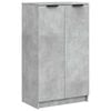 vidaXL Schuhschrank Betongrau 59x35x100,5 cm Holzwerkstoff