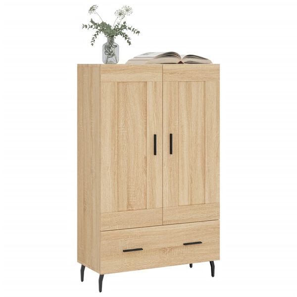 vidaXL Highboard Sonoma-Eiche 69,5x31x115 cm Holzwerkstoff