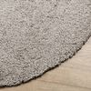 vidaXL Shaggy-Teppich PAMPLONA Hochflor Modern Beige &Oslash; 100 cm