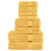 vidaXL 8 tlg. Premium-Handtuch-Set SOLUND Golden 600 g/m&sup2;