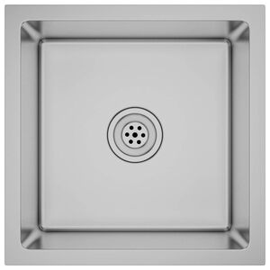 vidaXL Handgemachte Einbausp&uuml;le Edelstahl