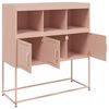 vidaXL Sideboard Rosa 100,5x39x107 cm Stahl
