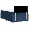 vidaXL Boxspringbett mit Matratze Blau 120x200 cm Stoff
