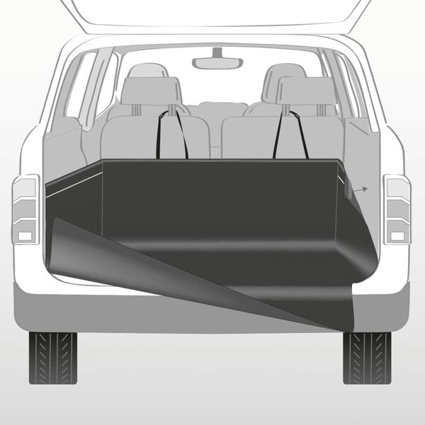 TRIXIE Kofferraum-Schondecke f&uuml;r Hunde 210x175 cm Schwarz