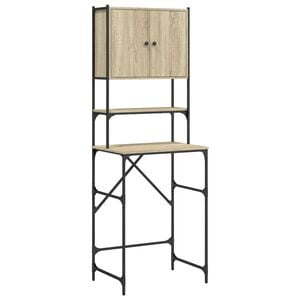 vidaXL Waschmaschinenschrank Sonoma-Eiche 68x48,5x194 cm