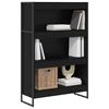 vidaXL B&uuml;cherregal Schwarz Eichen-Optik 80 x 30 x 155 cm Holzwerkstoff