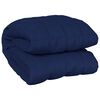 vidaXL Gewichtsdecke Blau 220x230 cm 15 kg Stoff