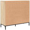 vidaXL Sideboard Sonoma-Eiche 89,5 x 33 x 82 cm Holzwerkstoff