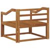 vidaXL Outdoor Mittelsofa Massivholz Akazie Natur