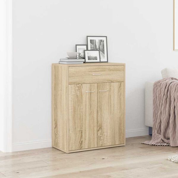 vidaXL Sideboard Sonoma-Eiche 60x30x75 cm Holzwerkstoff