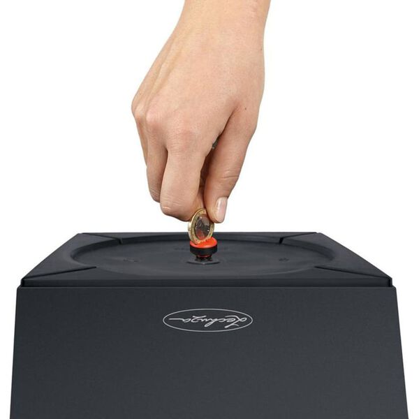 LECHUZA Pflanzgefäß CUBICO Color 22 ALL-IN-ONE Schiefergrau