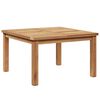 vidaXL Couchtisch Braun 60 x 60 x 36 cm Massivholz Teak