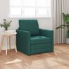 vidaXL Schlafsofa 60cm Dunkelgr&uuml;n Stoff