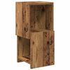 vidaXL Eckschrank Altholz 25,5x25x55cm Holzwerkstoff