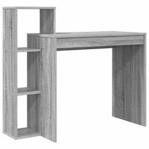 vidaXL Schreibtisch Graues Sonoma 100 x 40 x 90 cm Holzwerkstoff