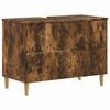 vidaXL Waschbeckenschrank DELFT Raucheiche 82 x 41 x 59 cm