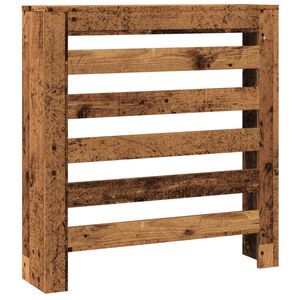 vidaXL Heizk&ouml;rperverkleidung Altholz-Optik 78x20x82 cm Holzwerkstoff