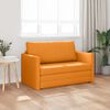 vidaXL Schlafsofa 110cm Dunkelgelb Stoff