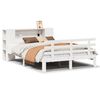 vidaXL Regalbett ohne Matratze Wei&szlig; 160x200cm Massivholz Kiefer