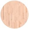 vidaXL Tischplatte &Oslash;70x2,5 cm Rund Massivholz Buche