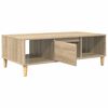 vidaXL Couchtisch Sonoma-Eiche 103,5 x 60 x 35 cm Holzwerkstoff