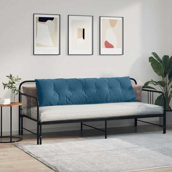 vidaXL R&uuml;ckenkissen Blau 180 x 50 cm Cordstoff