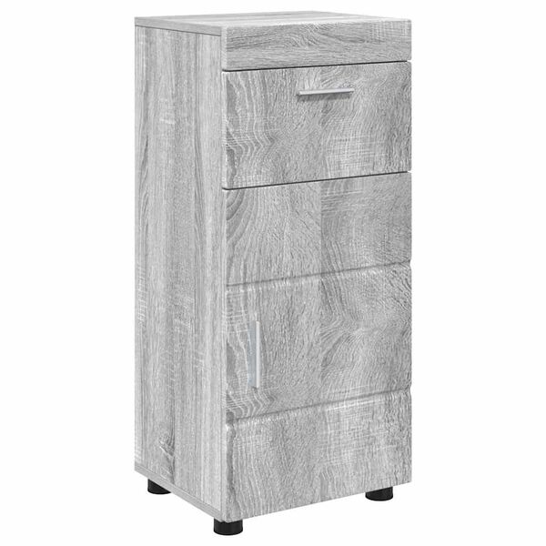 vidaXL Badezimmerschrank-Set TULUM Graues Sonoma 37 x 31,5 x 82 cm