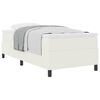 vidaXL Boxspringbett Creme und Wei&szlig; 90 x 190 cm Cordstoff