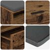 vidaXL Flurbank Altholz 100 x 38 x 46 cm Spanplatte und Polsterstoff