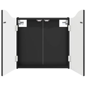 vidaXL Dartboard Schrank Schwarz 56 x 12 x 63 cm Holzwerkstoff