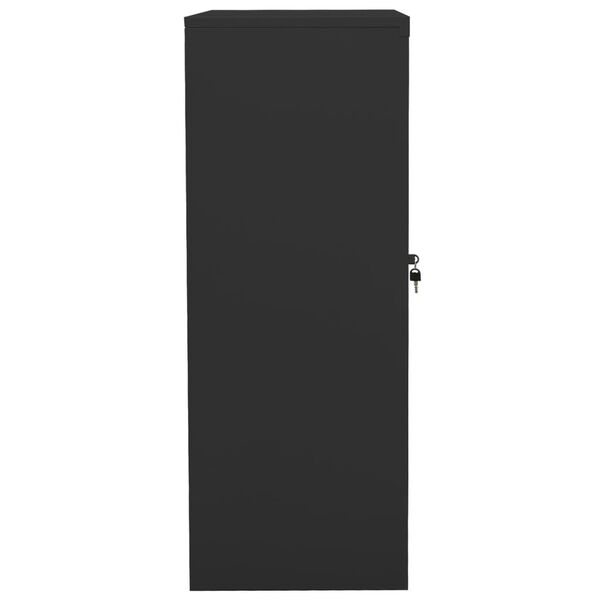 vidaXL B&uuml;roschrank Anthrazit 90x40x105 cm Stahl