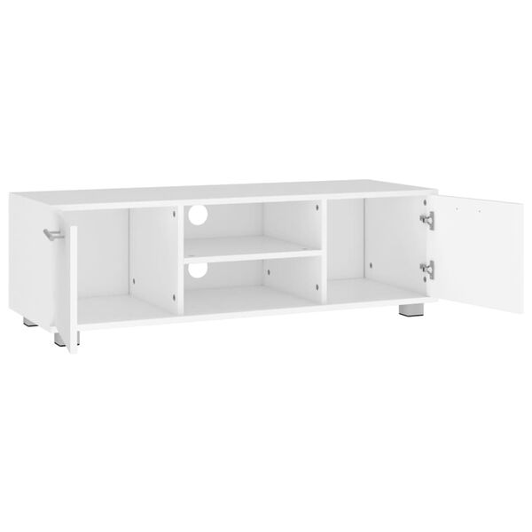 vidaXL TV-Schrank Wei&szlig; 110x40x35 cm Holzwerkstoff