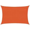 vidaXL Sonnensegel 160 g/m² Orange 2x2,5 m HDPE