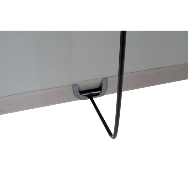 Bo-Camp Faltbare Campingliege Stahl Grau 1304400