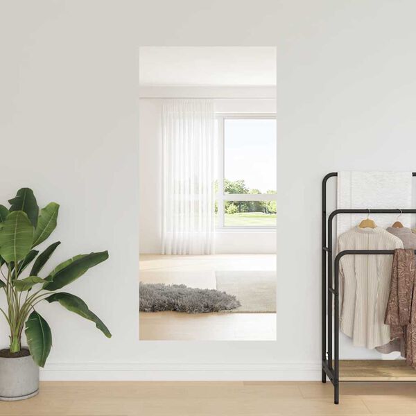 vidaXL Selbstklebende Spiegel-Folie 90 x 150 cm 2 pcs Silber PET