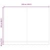 vidaXL Einziehbare Markise Rot 350 x 250 cm Stoff
