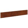 vidaXL Raseneinfassung 30 pcs 100 x 18 cm Stahl Rostig