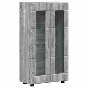 vidaXL Sideboard FLORIN 55,5 x 29 x 100 cm Graues Sonoma Holzwerkstoff