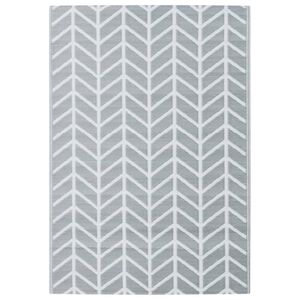vidaXL Outdoor-Teppich ARAKIL Grau 160x230 cm PP