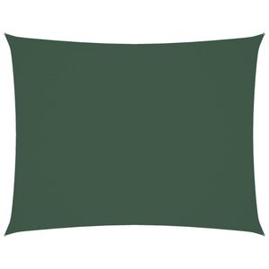 vidaXL Sonnensegel Oxford-Gewebe Rechteckig 3,5x4,5 m Dunkelgr&uuml;n