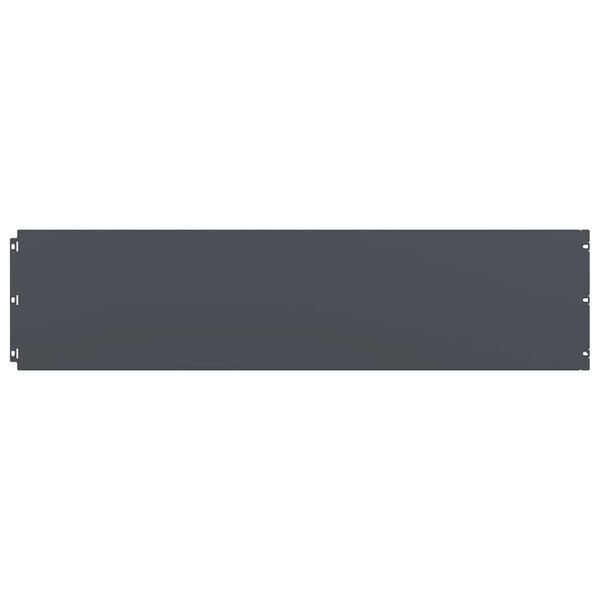 vidaXL Rasenkanten 10 Stk. Anthrazit 25x103 cm Kaltgewalzter Stahl