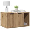 vidaXL Katzenklo Artisan-Eiche 80x50x45 cm Holzwerkstoff