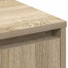 vidaXL LED-Sideboard Sonoma-Eiche 90 x 32 x 75 cm Holzwerkstoff