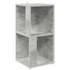 vidaXL Eckregal Betongrau 33x33x67 cm Holzwerkstoff