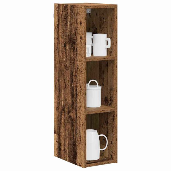 vidaXL H&auml;ngeschrank Altholz 20 x 29,5 x 80 cm Holzwerkstoff