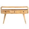 vidaXL Sideboard 120x30x75 cm Raues Mangoholz